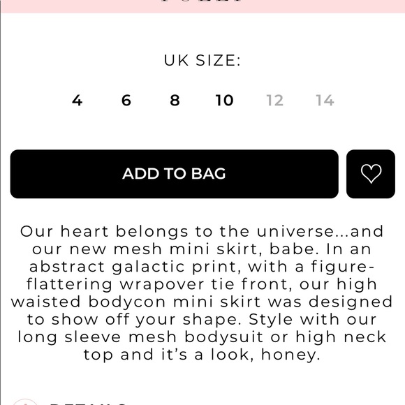 Oh Polly- Warp Front Ruched Mesh Mini Skirt - Picture 4 of 9